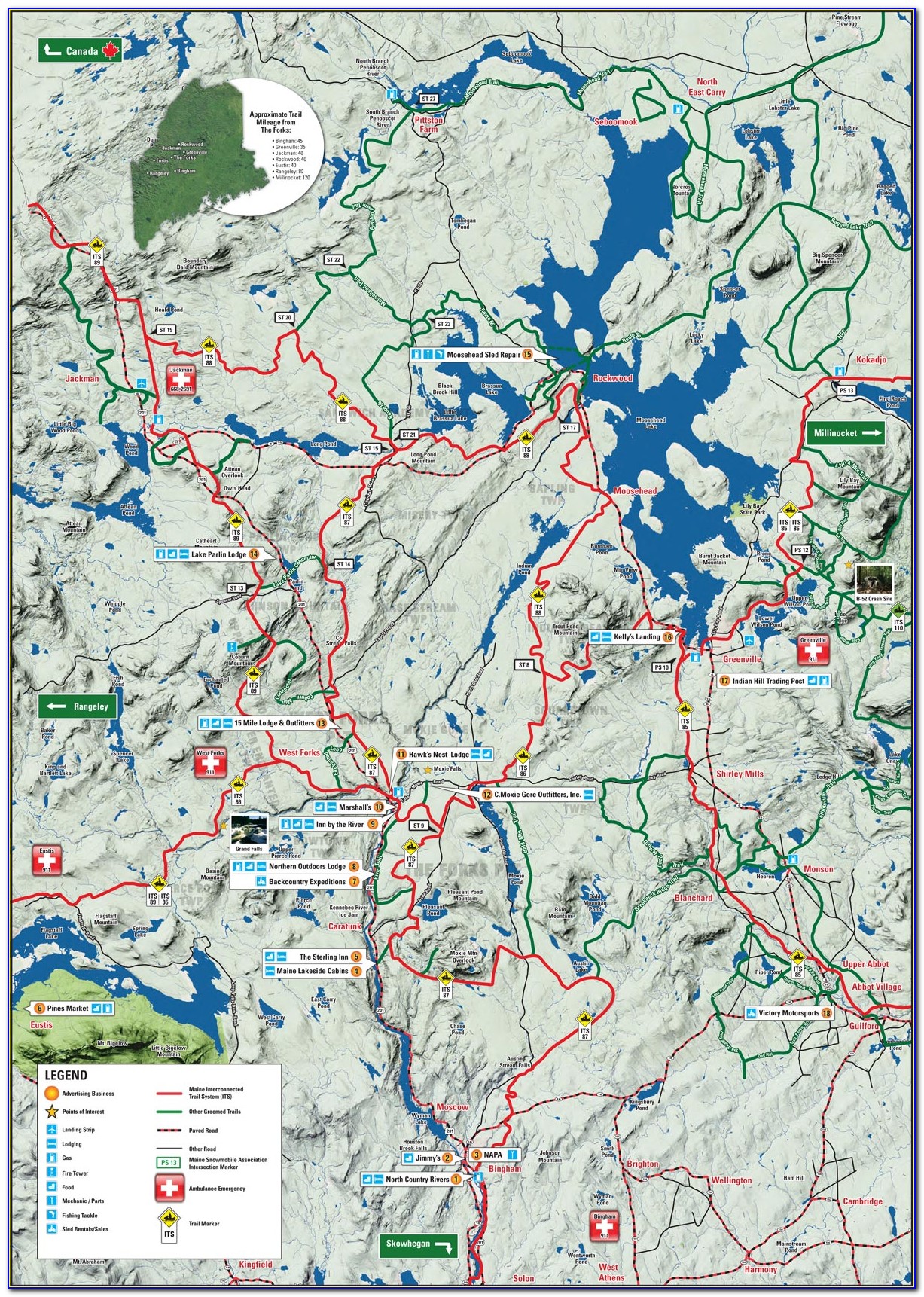 Snowmobile Trail Maps Ontario