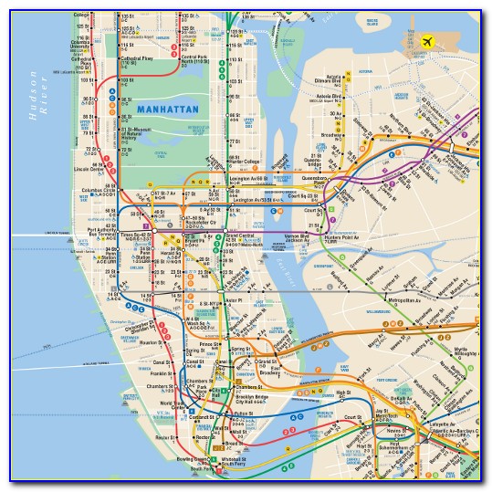 Subway Map Nyc Directions