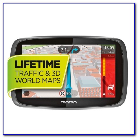 Tomtom Go 6200 Gps With Lifetime World Maps & Traffic