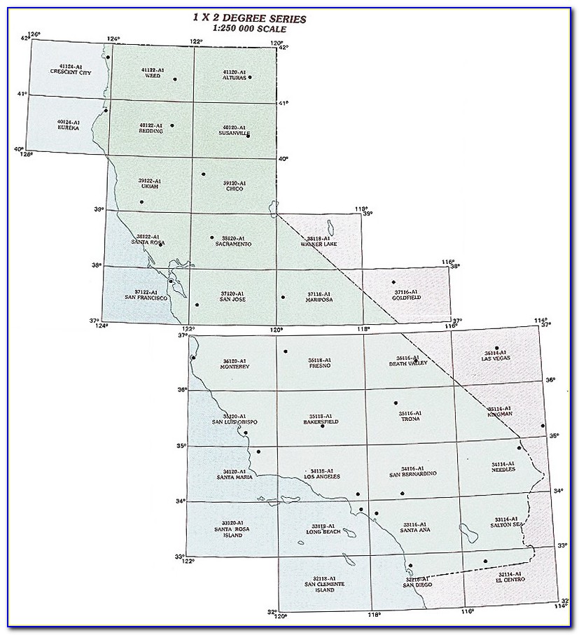 Topo Map Of Lake County California