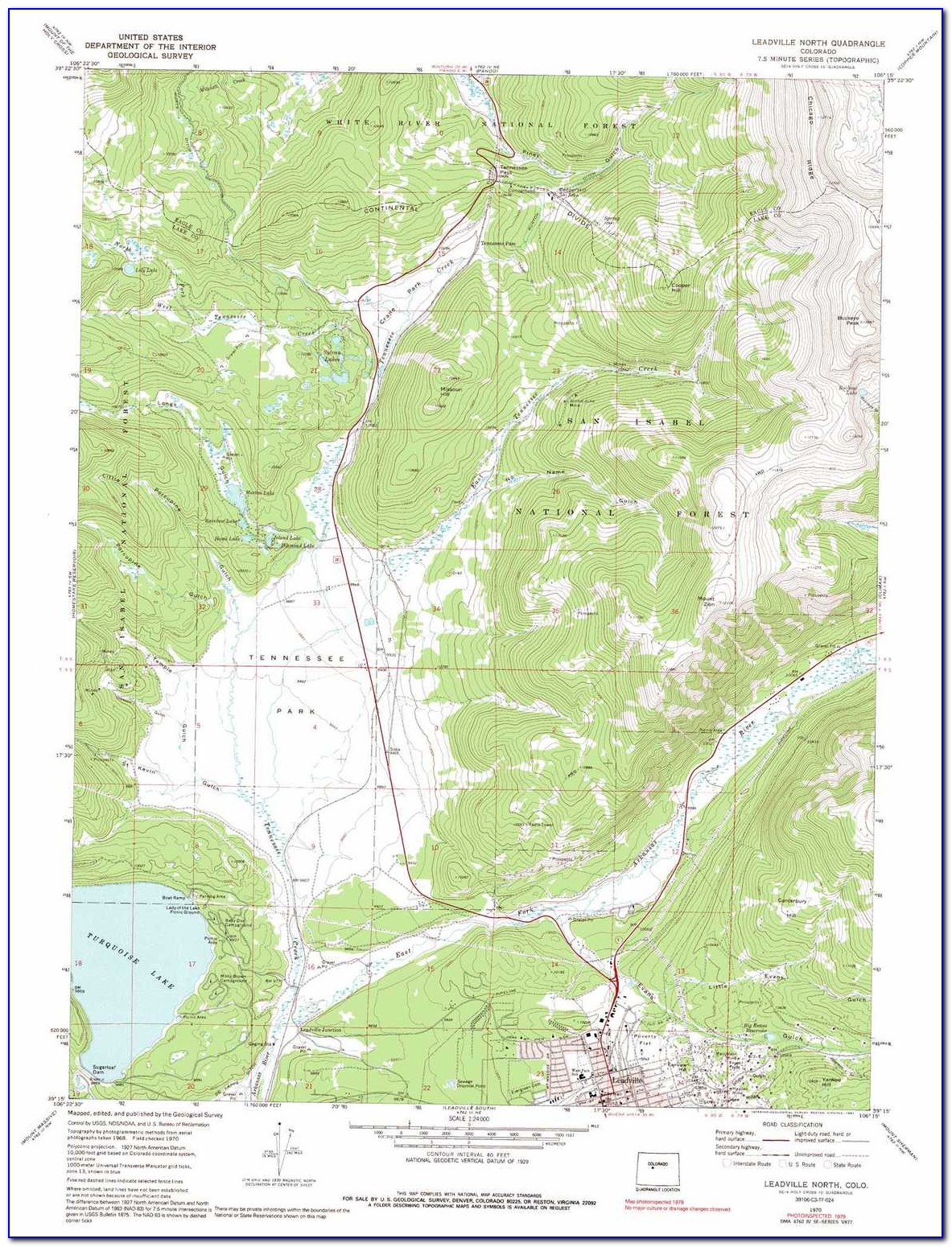 Topographic Map Of Durango Colorado