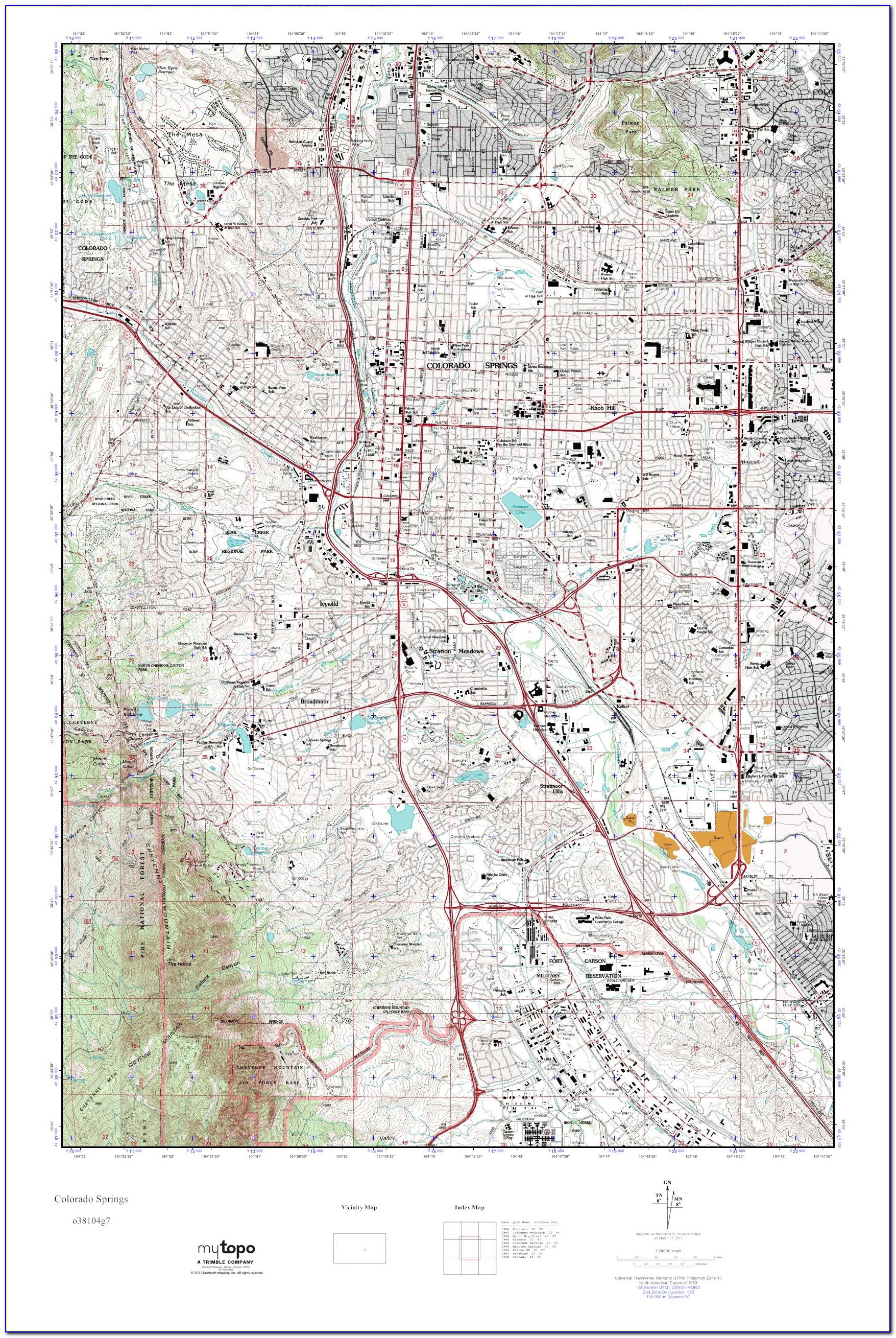 Topographic Maps Colorado Free