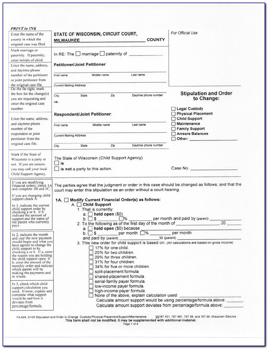 Travis County Family Court Forms