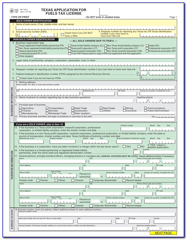 Tx Ifta Forms