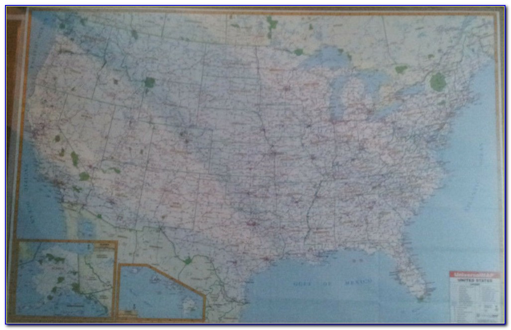 United States Map Wall Hanging