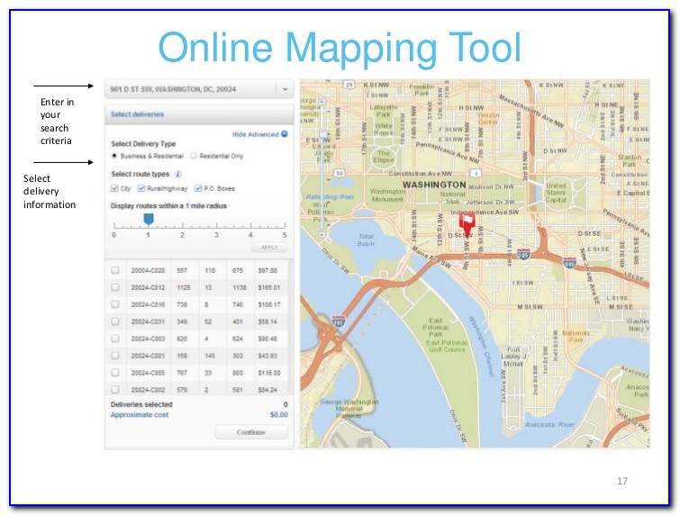 Usps Every Door Direct Mail Mapping Tool