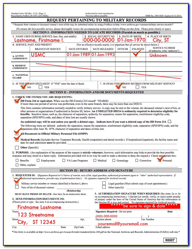 Veterans Affairs Disability Claim Forms