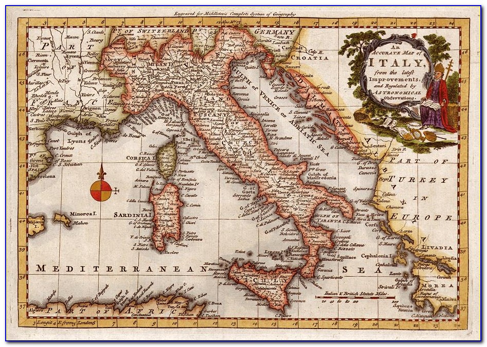 Vintage Maps Of Italy