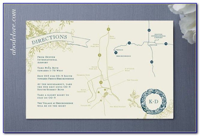 Wedding Invitation Map Generator
