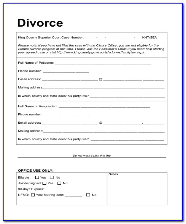 Where To Get A Divorce Application Form