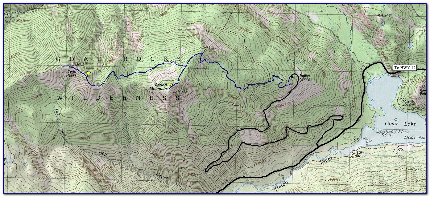 White Mountains Trail Map Online