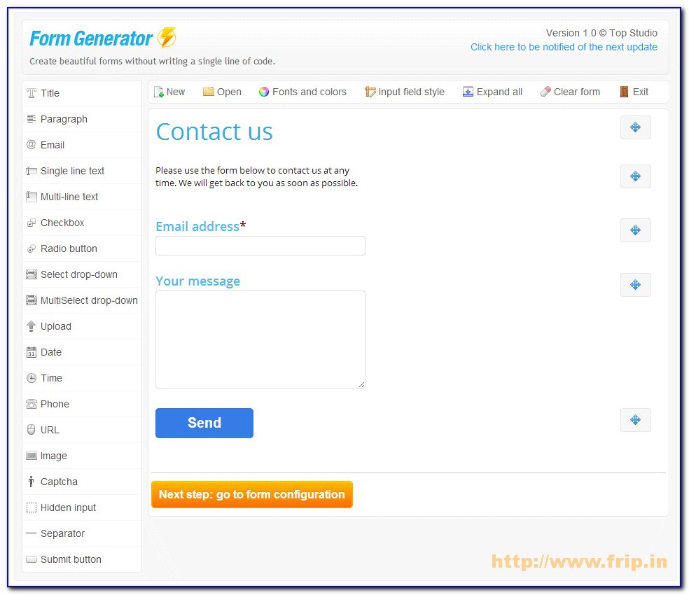 Wordpress Contact Form 7 Builder