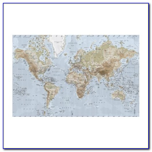World Map Canvas Ikea