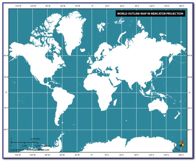 World Map Non Mercator Projection