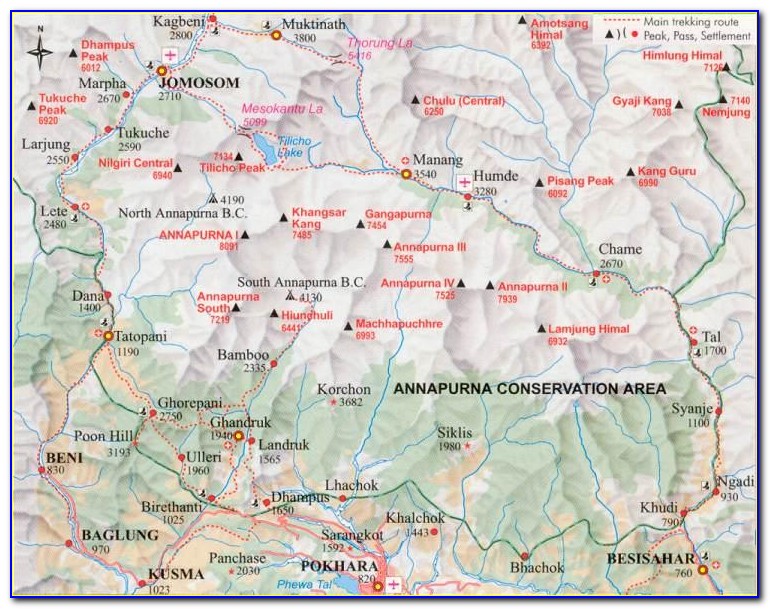 Annapurna Trekking Maps