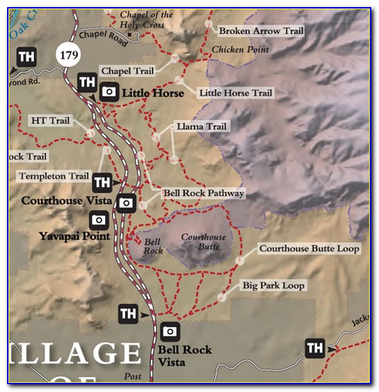 Arizona Snowbowl Hiking Trail Map