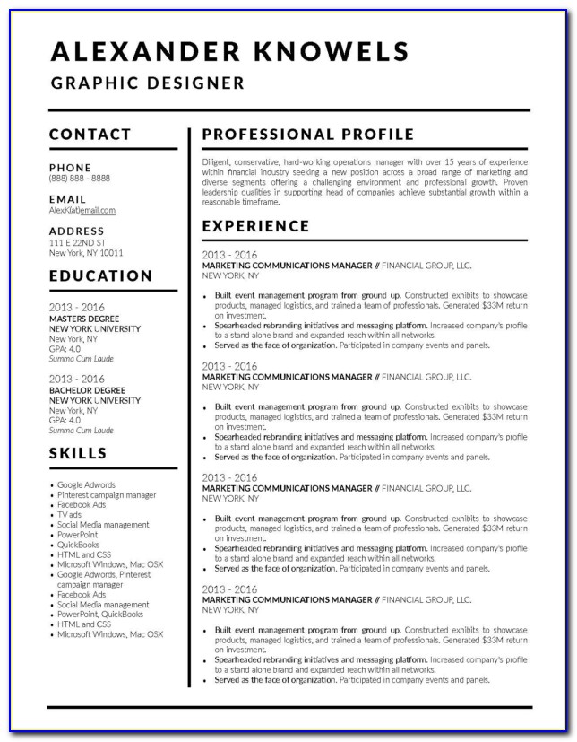 2018 Best Clean And Simple Resume Templates Top 5 With Apple Pages Resume Templates 2018