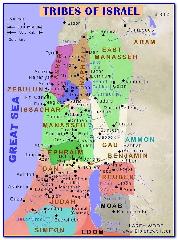 Bible Map Bethany Jerusalem