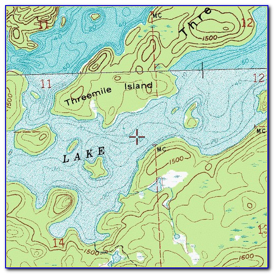 Big Gull Lake Topographic Map