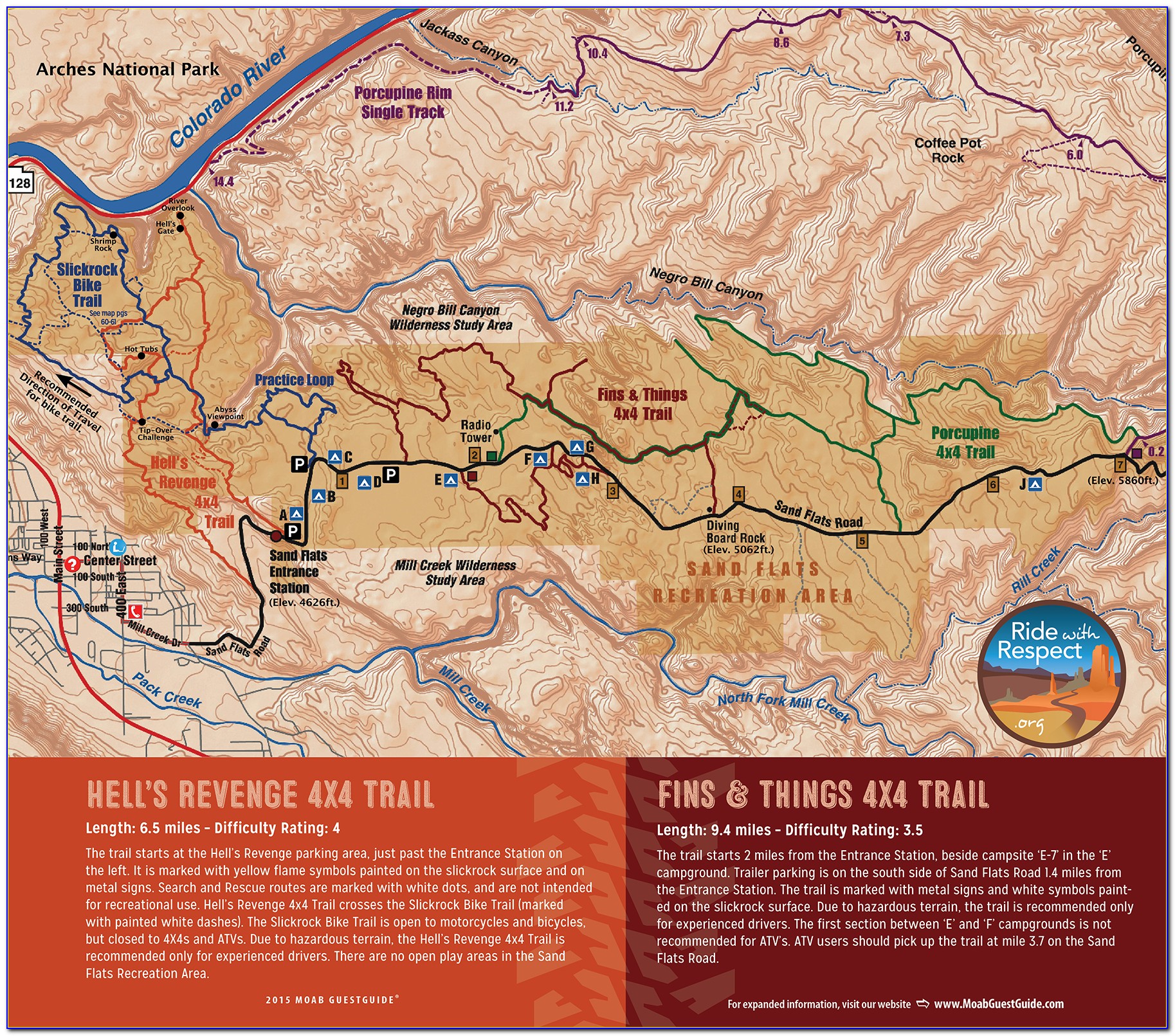 Calico 4x4 Trail Maps