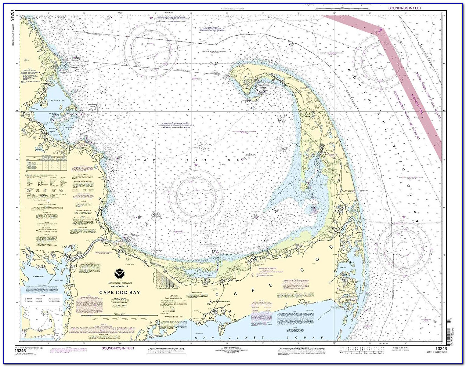 Cape Cod Boating Map