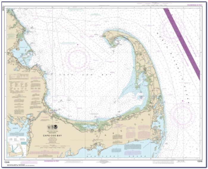 Cape Cod Nautical Map
