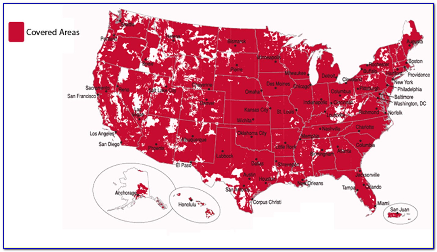 Cell Phones Coverage Maps