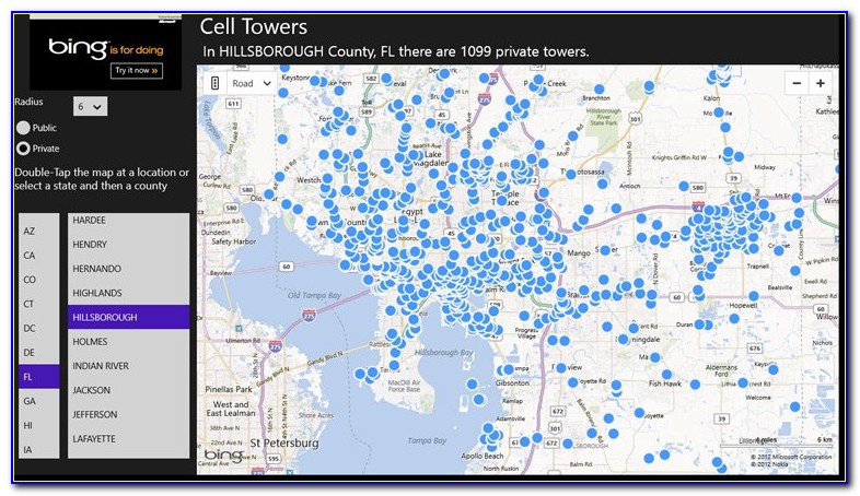 Cell Tower Mapping Software
