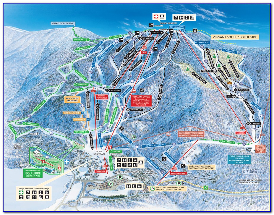 Chamonix Mont Blanc Trail Map