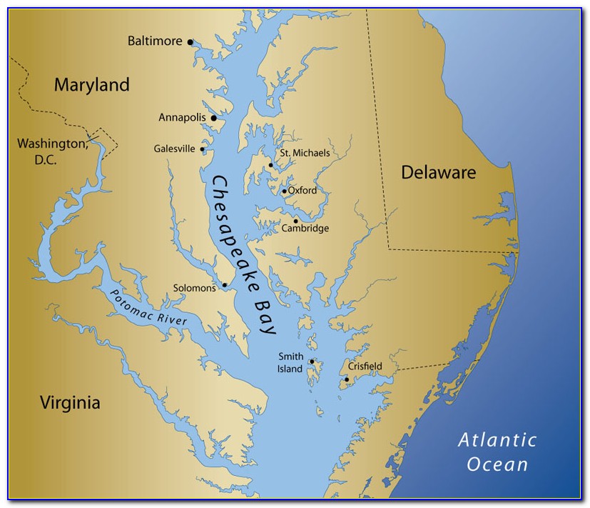 Chesapeake Bay Map Location