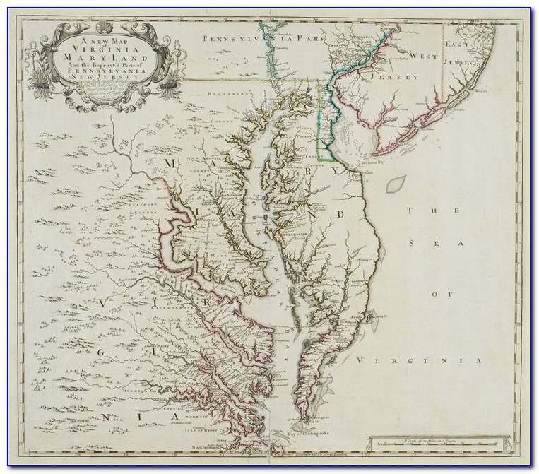Chesapeake Bay Wood Map