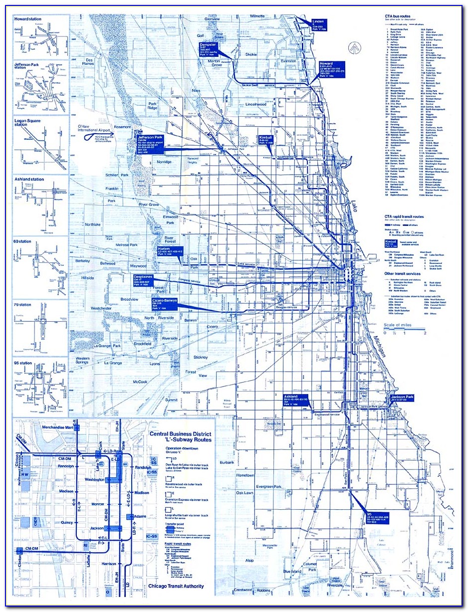 Chicago Truck Routes Map