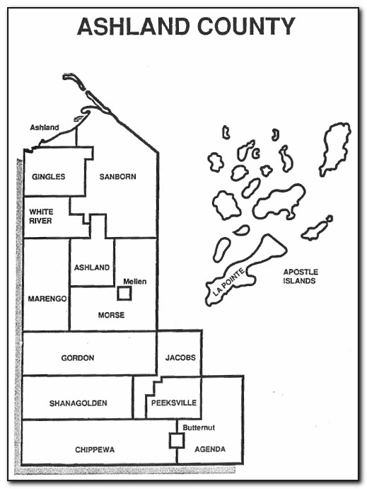 City Of Ashland Wi Zoning Map
