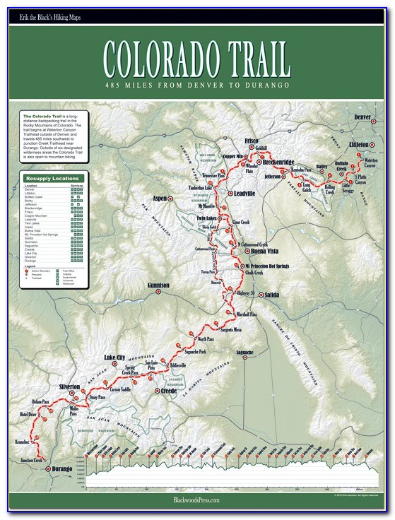 Colorado Trail Maps Free