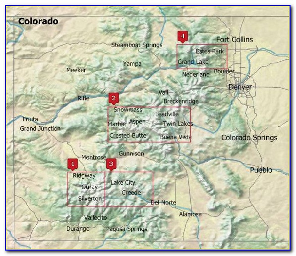 Colorado Trail Maps Off Road