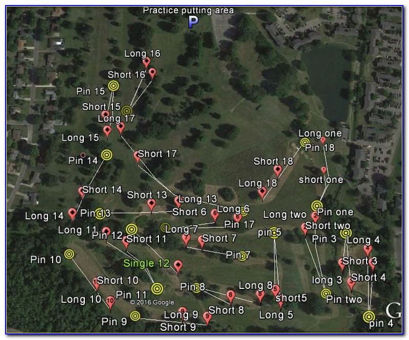 Columbus Golf Course Map