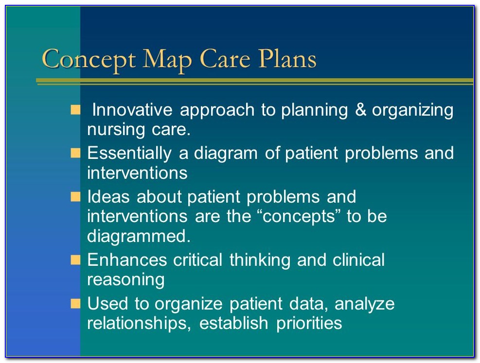 Concept Mapping A Critical Thinking Approach To Care Planning