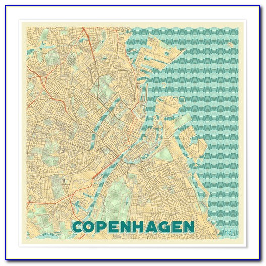 Copenhagen Map Poster