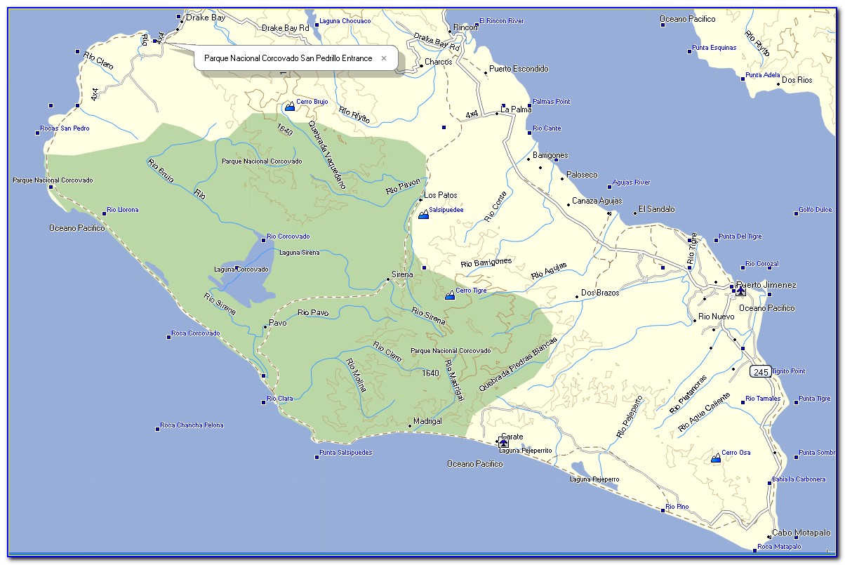 Costa Rica Gps Map For Garmin Units