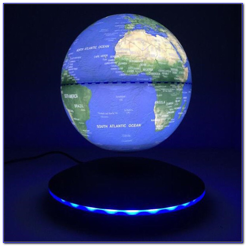 Creative C Shape Magnetic Levitation Floating Globe World Map
