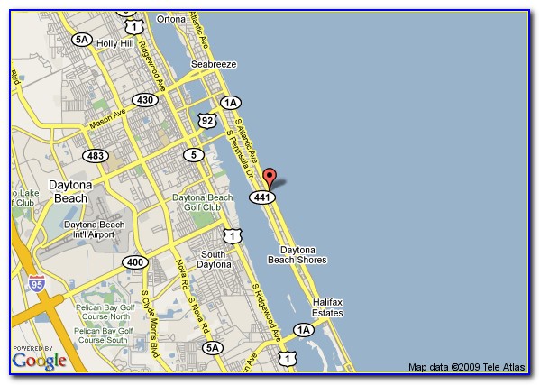 Daytona Beach Shores Hotel Address
