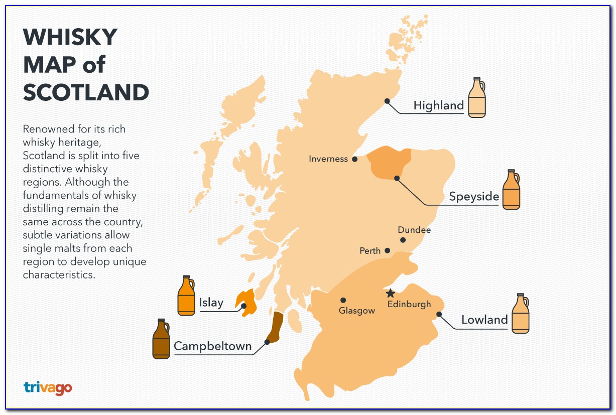 Distillery Map Scotland Highlands