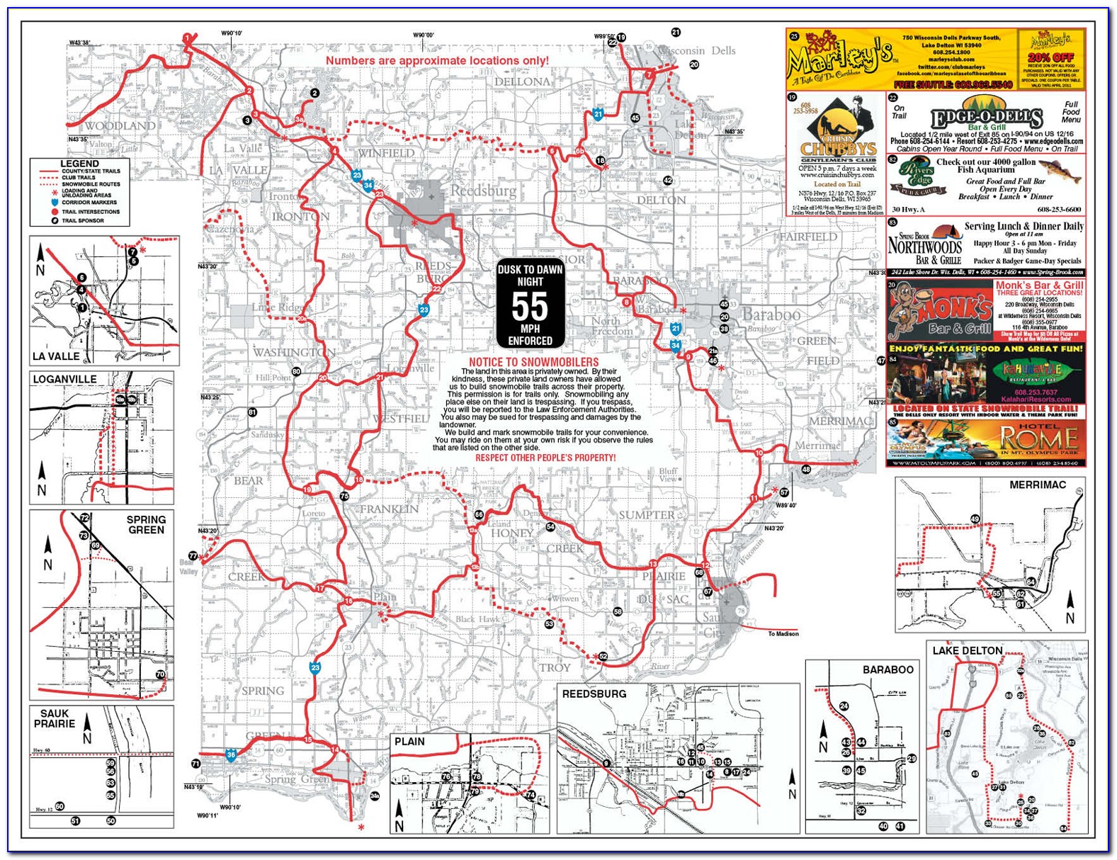 Eagle River Wi Snowmobile Trail Maps