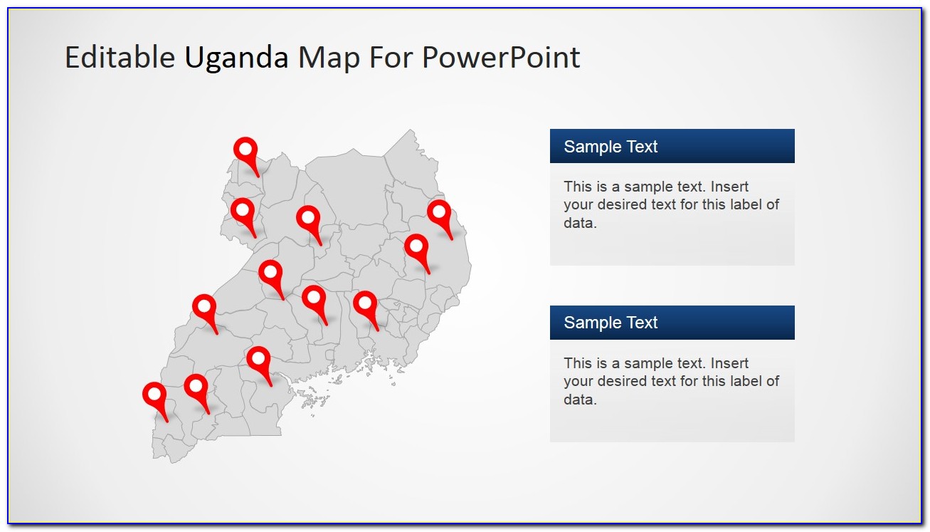 Editable Power Point Map