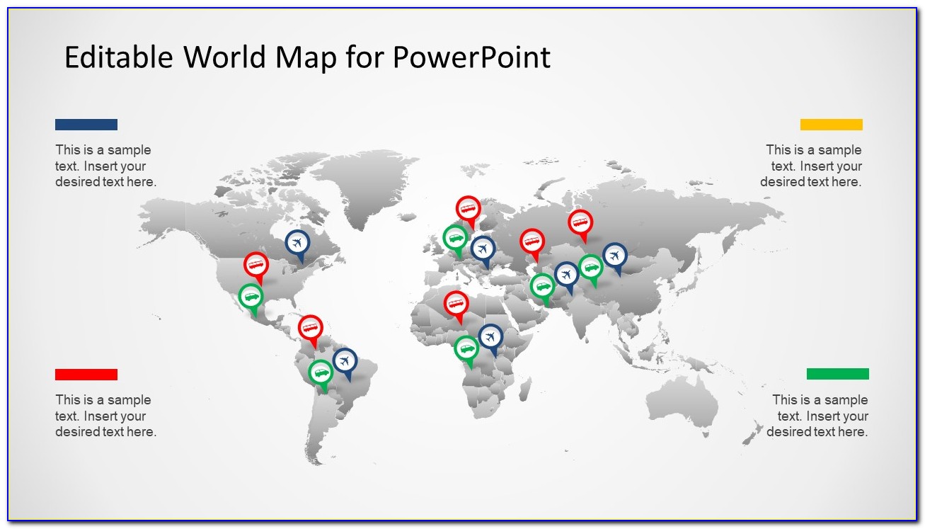 Editable Powerpoint Maps