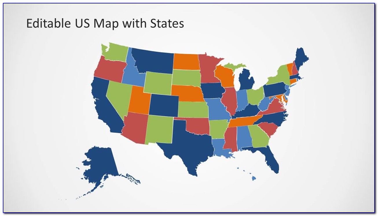 Editable Us Map Powerpoint Download