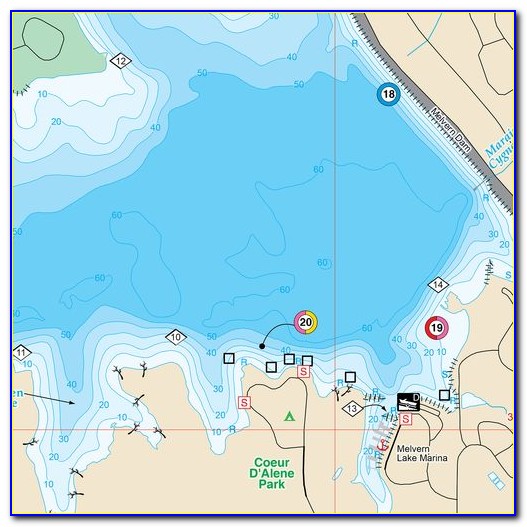 Fishing Hot Spots Map Of Lake Minnetonka