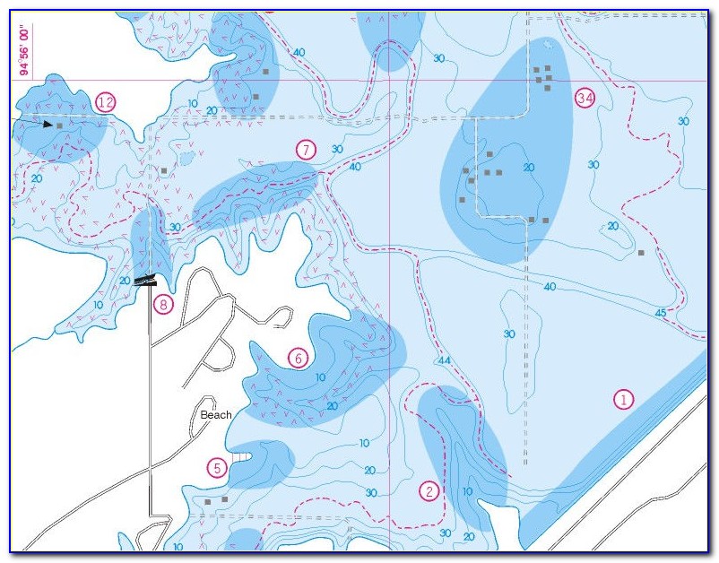 Fishing Hot Spots Maps Lake Of The Woods