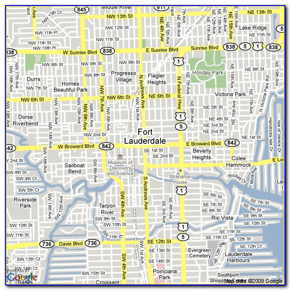 Fort Lauderdale Airport Hotel Map