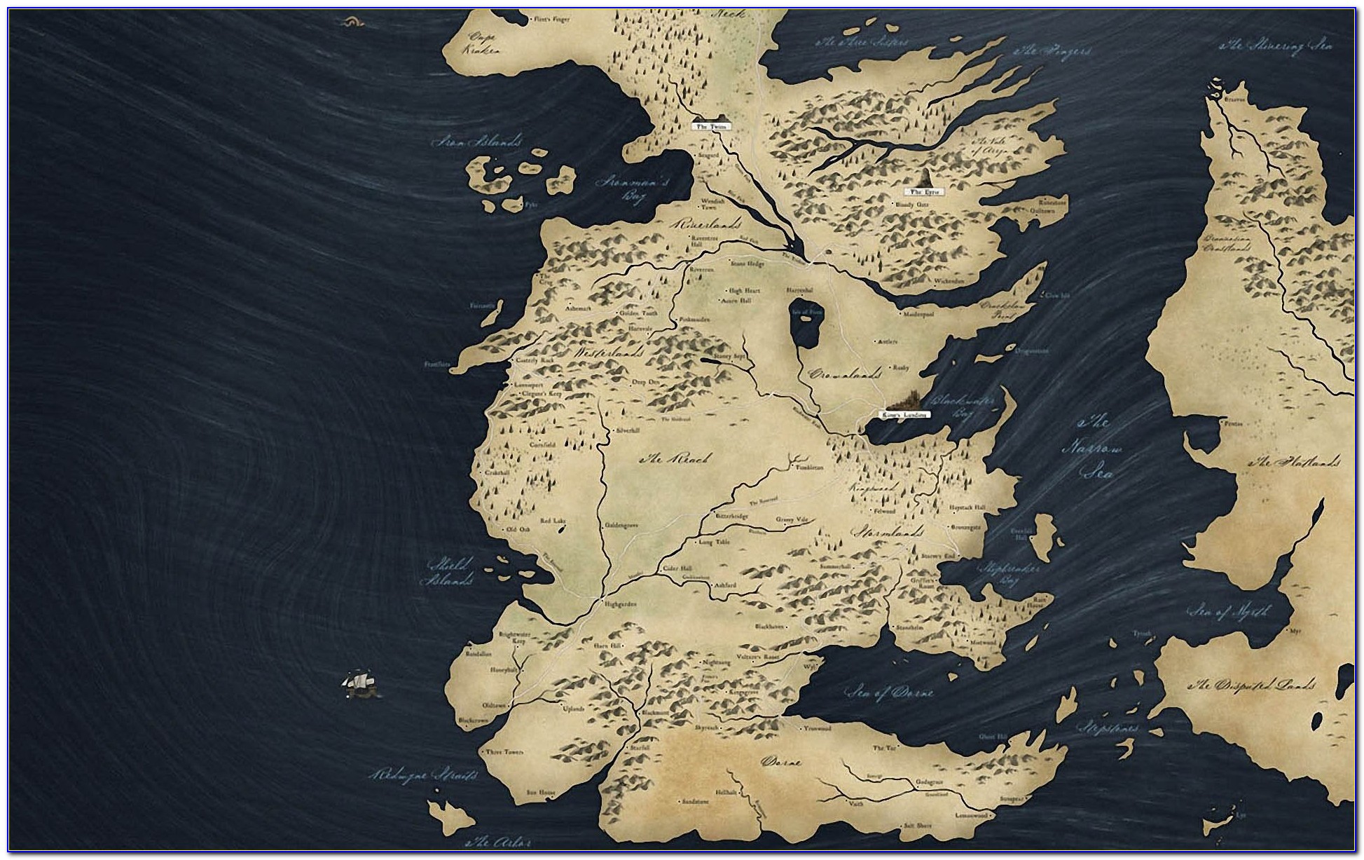 Game Of Thrones Wall Map